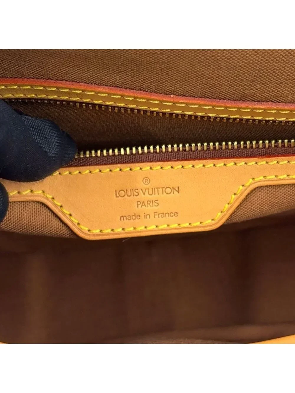 Louis Vuitton Sologne Monogram Leather Brown Shoulder Bag Gold - Picture 4 of 15